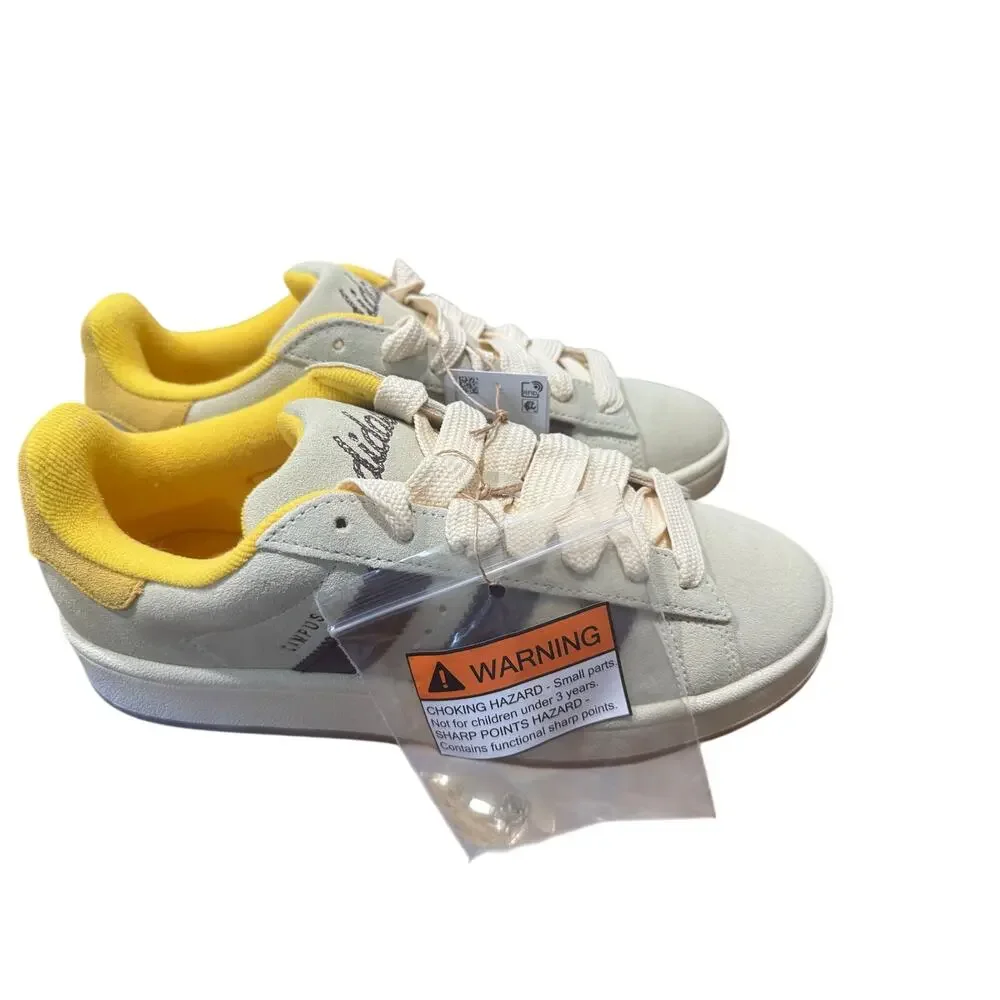 NWT Adidas Campus 00s Warm Vanilla Aurora Ruby Beige Yellow Sneaker Men 8